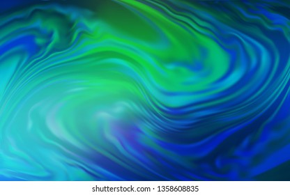 Light Blue, Green vector blurred bright pattern. Modern abstract illustration with gradient. New design for your business.