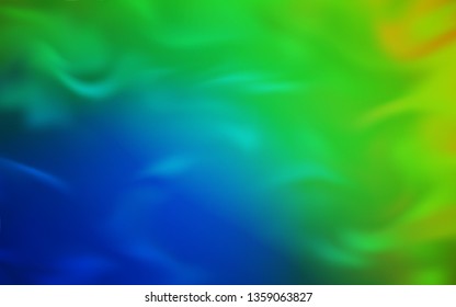 Light Blue, Green vector blurred pattern. Abstract colorful illustration with gradient. New style for your business design.