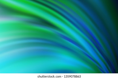 Light Blue, Green vector blurred template. Colorful illustration in abstract style with gradient. New design for your business.