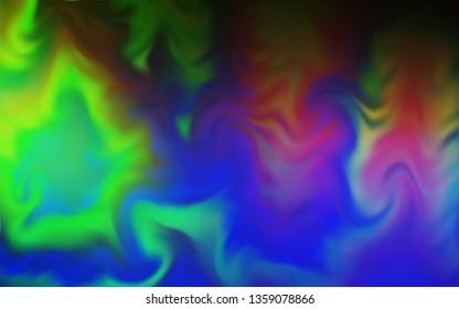 Light Blue, Green vector blurred shine abstract template. Modern abstract illustration with gradient. Smart design for your work.