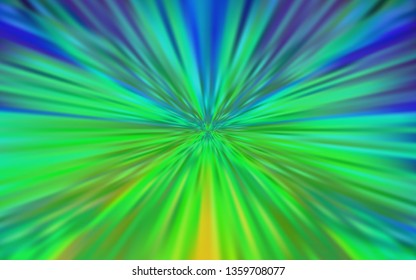 Light Blue, Green vector blurred shine abstract background. Modern abstract illustration with gradient. New way of your design.