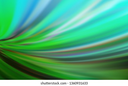 Light Blue, Green vector blurred template. Modern abstract illustration with gradient. Elegant background for a brand book.