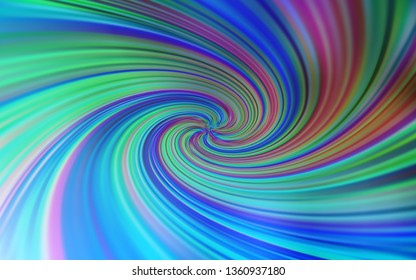 Light Blue, Green vector blurred shine abstract template. A completely new colored illustration in blur style. Blurred design for your web site.