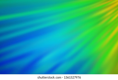 Light Blue, Green vector blurred template. Abstract colorful illustration with gradient. New style design for your brand book.