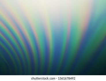 Light Blue, Green vector blurred bright background. Colorful abstract illustration with gradient. The best blurred design for your business.