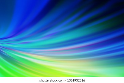 Light Blue, Green vector blurred bright pattern. New colored illustration in blur style with gradient. Blurred design for your web site.