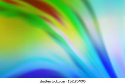 Light Blue, Green vector blurred background. Colorful abstract illustration with gradient. New style design for your brand book.