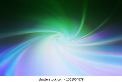 Light Blue, Green vector blurred shine abstract background. An elegant bright illustration with gradient. Elegant background for a brand book.