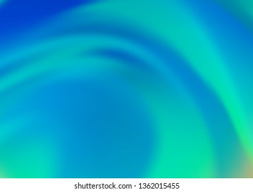 Light Blue, Green vector blurred shine abstract background. Colorful abstract illustration with gradient. The background for your creative designs.