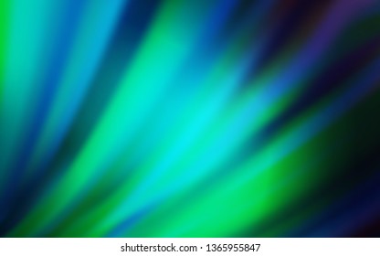 Light Blue, Green vector blurred bright texture. Colorful illustration in abstract style with gradient. Elegant background for a brand book.