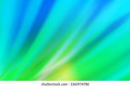 Light Blue, Green vector blurred background. An elegant bright illustration with gradient. New way of your design.