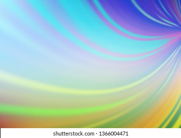 Light Blue, Green vector blurred and colored background. Colorful illustration in blurry style with gradient. The template can be used for your brand book.