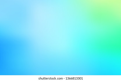 Light Blue, Green vector blurred bright pattern. Abstract colorful illustration with gradient. Blurred design for your web site.