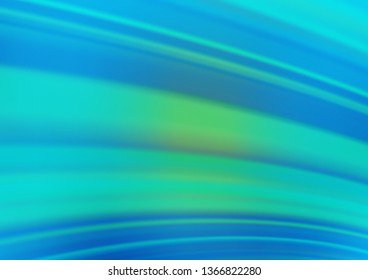 Light Blue, Green vector blurred background. Glitter abstract illustration with an elegant design. Brand new design for your business.
