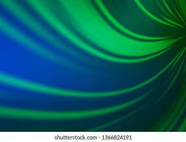 Light Blue, Green vector blurred and colored template. Colorful illustration in abstract style with gradient. A new texture for your design.