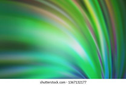 Light Blue, Green vector blurred template. Colorful illustration in abstract style with gradient. Completely new design for your business.