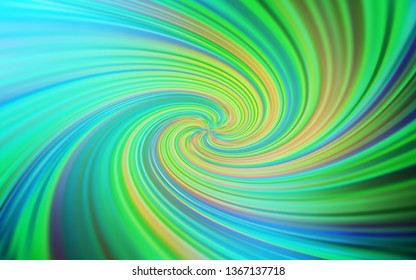 Light Blue, Green vector blurred bright pattern. Glitter abstract illustration with gradient design. New style design for your brand book.