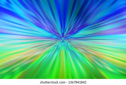 Light Blue, Green vector blurred bright pattern. New colored illustration in blur style with gradient. New style design for your brand book.