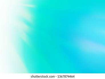 Light Blue, Green vector blurred bright template. A vague abstract illustration with gradient. The blurred design can be used for your web site.