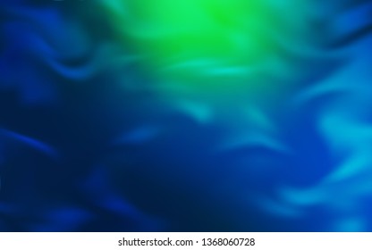 Light Blue, Green vector blurred shine abstract texture. Colorful abstract illustration with gradient. Smart design for your work.