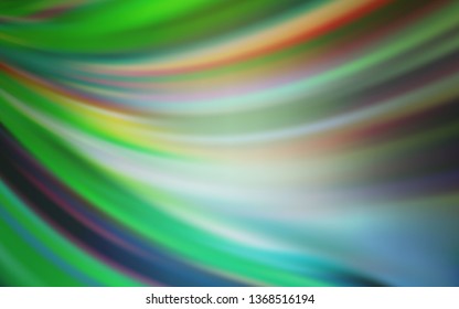 Light Blue, Green vector blurred bright pattern. Colorful illustration in abstract style with gradient. Blurred design for your web site.