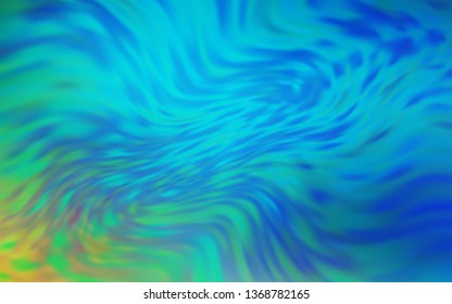 Light Blue, Green vector blurred pattern. Creative illustration in halftone style with gradient. Elegant background for a brand book.