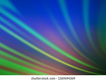 Light Blue, Green vector blurred bright pattern. Creative illustration in halftone style with gradient. A new texture for your design.