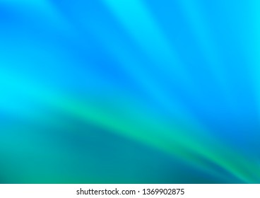 Light Blue, Green vector blurred shine abstract background. An elegant bright illustration with gradient. The best blurred design for your business.