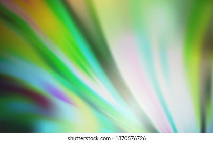 Light Blue, Green vector blurred pattern. A completely new colored illustration in blur style. Blurred design for your web site.