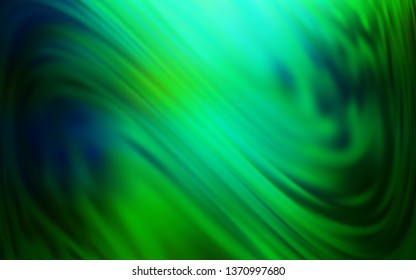 Light Blue, Green vector blurred pattern. A completely new colored illustration in blur style. Background for designs.
