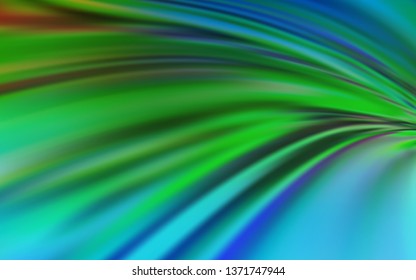 Light Blue, Green vector blurred and colored pattern. Glitter abstract illustration with gradient design. New style design for your brand book.