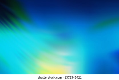 Light Blue, Green vector blurred and colored pattern. New colored illustration in blur style with gradient. Smart design for your work.