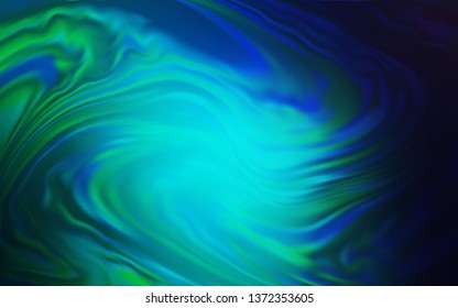 Light Blue, Green vector blurred bright pattern. Colorful illustration in abstract style with gradient. Elegant background for a brand book.