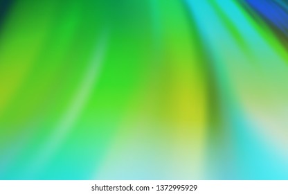Light Blue, Green vector blurred shine abstract template. Colorful illustration in abstract style with gradient. Completely new design for your business.