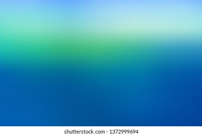 Light Blue, Green vector blurred and colored pattern. An elegant bright illustration with gradient. The best blurred design for your business.