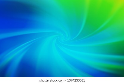 Light Blue, Green vector blurred and colored pattern. Modern abstract illustration with gradient. Background for a cell phone.