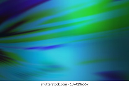 Light Blue, Green vector blurred bright template. New colored illustration in blur style with gradient. The best blurred design for your business.