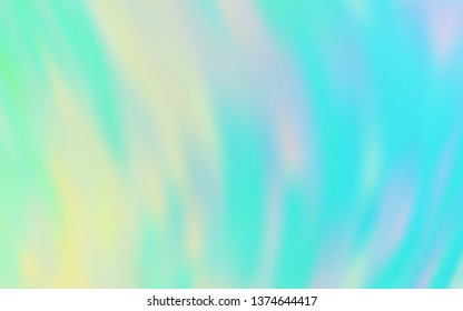 Light Blue, Green vector blurred bright texture. Shining colored illustration in smart style. New way of your design.