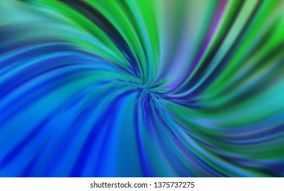 Light Blue, Green vector blurred shine abstract background. Abstract colorful illustration with gradient. Completely new design for your business.