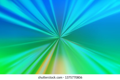 Light Blue, Green vector blurred and colored pattern. Glitter abstract illustration with gradient design. Smart design for your work.