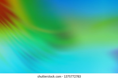 Light Blue, Green vector blurred bright pattern. Modern abstract illustration with gradient. Background for a cell phone.