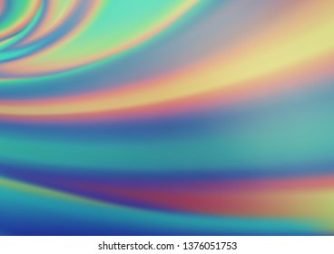 Light Blue, Green vector blurred bright background. Colorful abstract illustration with gradient. The background for your creative designs.