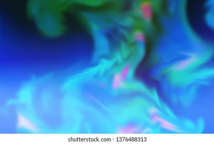 Light Blue, Green vector blurred bright template. New colored illustration in blur style with gradient. Completely new design for your business.