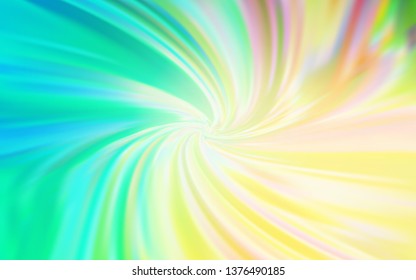 Light Blue, Green vector blurred bright template. A completely new colored illustration in blur style. Smart design for your work.