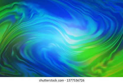 Light Blue, Green vector blurred bright pattern. Colorful abstract illustration with gradient. Elegant background for a brand book.