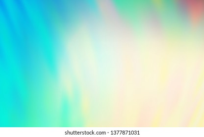 Light Blue, Green vector blurred shine abstract texture. Colorful abstract illustration with gradient. Completely new design for your business.