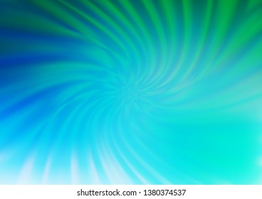 Light Blue, Green vector blurred bright pattern. A vague abstract illustration with gradient. A completely new template for your design.
