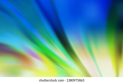 Light Blue, Green vector blurred shine abstract background. Glitter abstract illustration with gradient design. New design for your business.