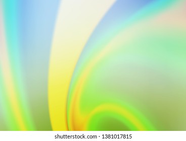 Light Blue, Green vector blurred shine abstract pattern. Glitter abstract illustration with an elegant design. Brand new style for your business design.