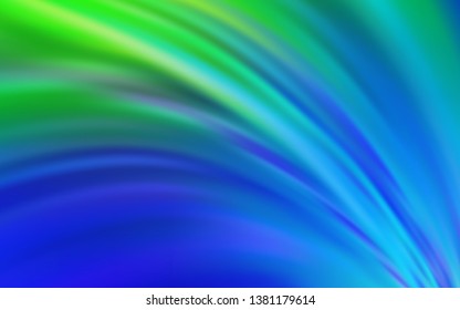 Light Blue, Green vector blurred pattern. Glitter abstract illustration with gradient design. Blurred design for your web site.